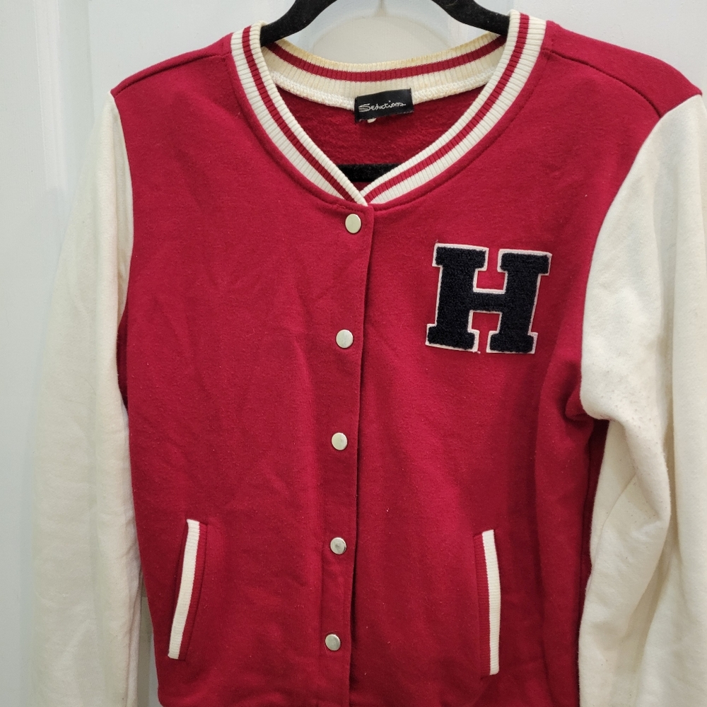 *FREE WITH PURCHASE!* Urban Planet Red & White Varsity Jacket